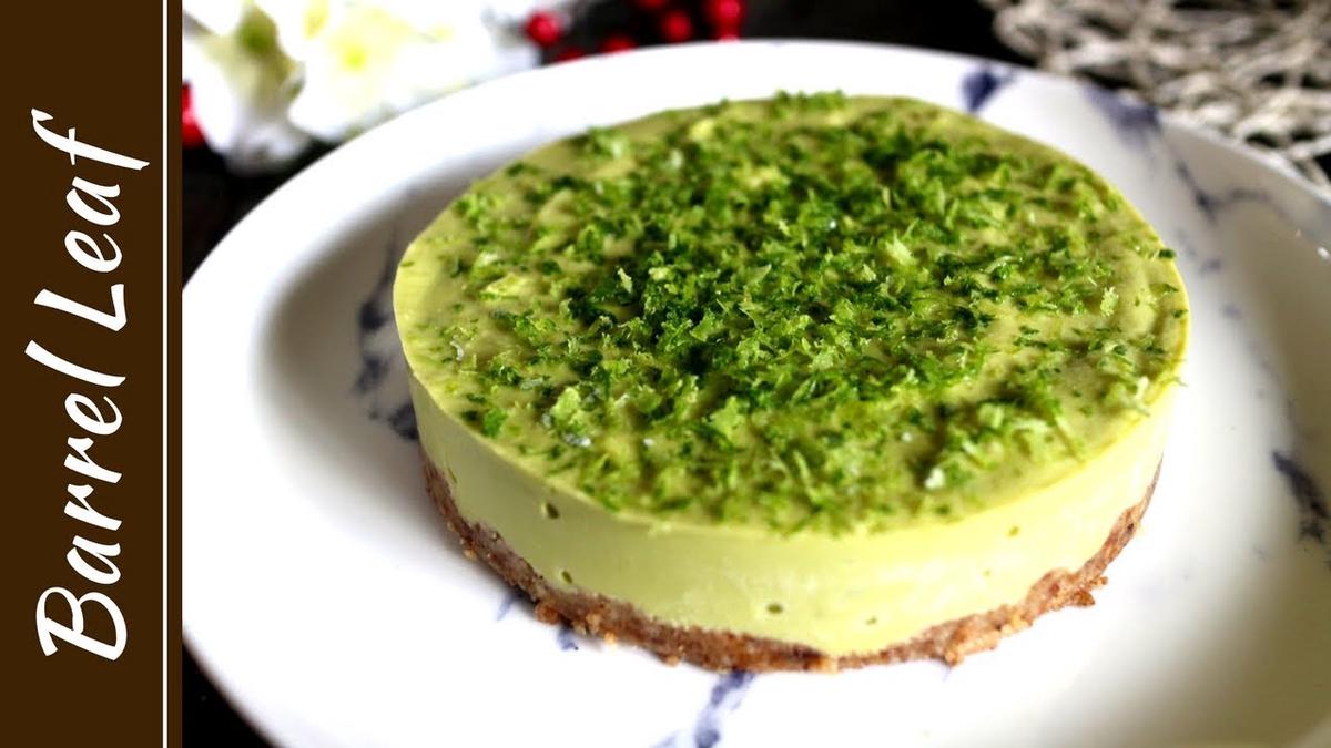 'Video thumbnail for 全素酪梨綠檸檬派 (無麵粉, 免烤) Vegan Avocado Key Lime Pie (Gluten Free + No Bake)'