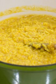 Risotto de zapallo con arroz integral