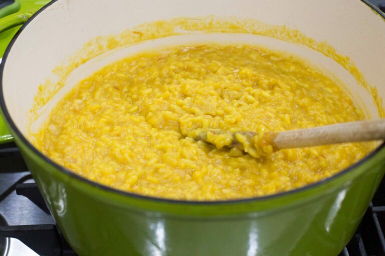 Risotto de zapallo con arroz integral