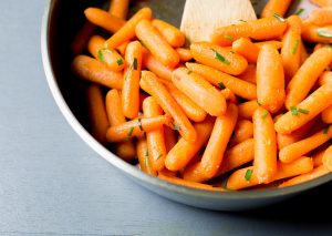 Zanahorias salteadas con ciboulette