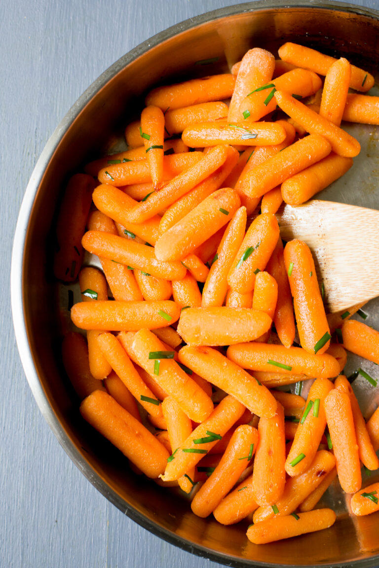 Zanahorias salteadas con ciboulette