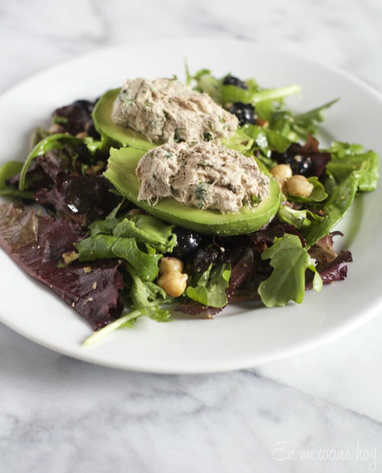Palta reina, receta chilena