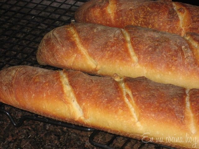 Baguettes y mini quiches