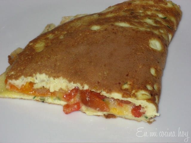 Omelet de pimentones