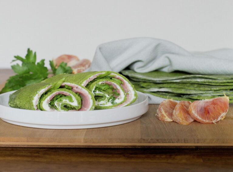 Wraps de pepino y zanahorias