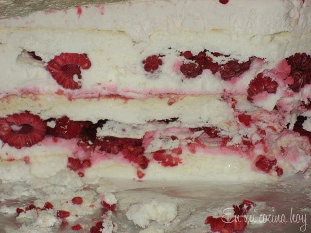 Torta merengue frambuesa
