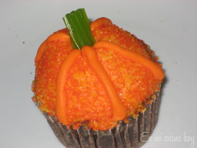 Idea de cupcakes para Halloween