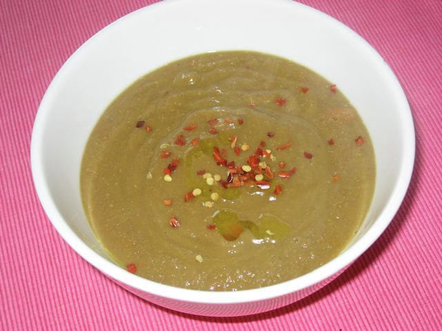 Crema de lentejas picante