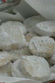 Galletas de arena con sabor a lima