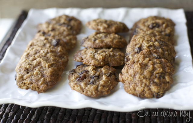 Galletas de avena y pasas