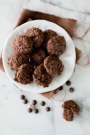 Galletas de chocolate y avena