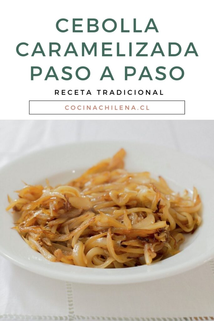 Cebolla caramelizada paso a paso