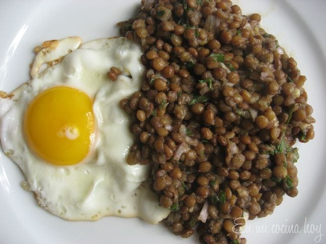 Ensalada de lentejas