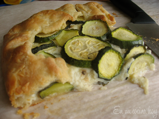 Tarta de zapallitos italianos rústica