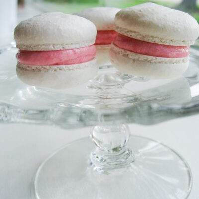 Macarons de frambuesa