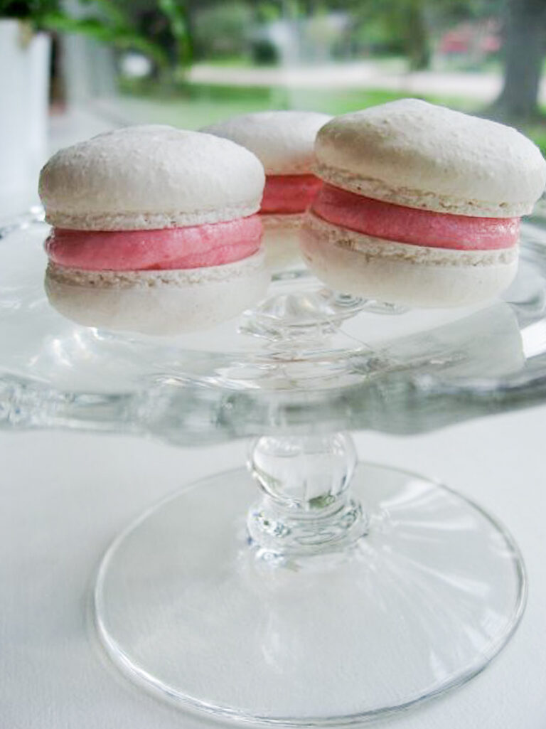 Macarons de frambuesa