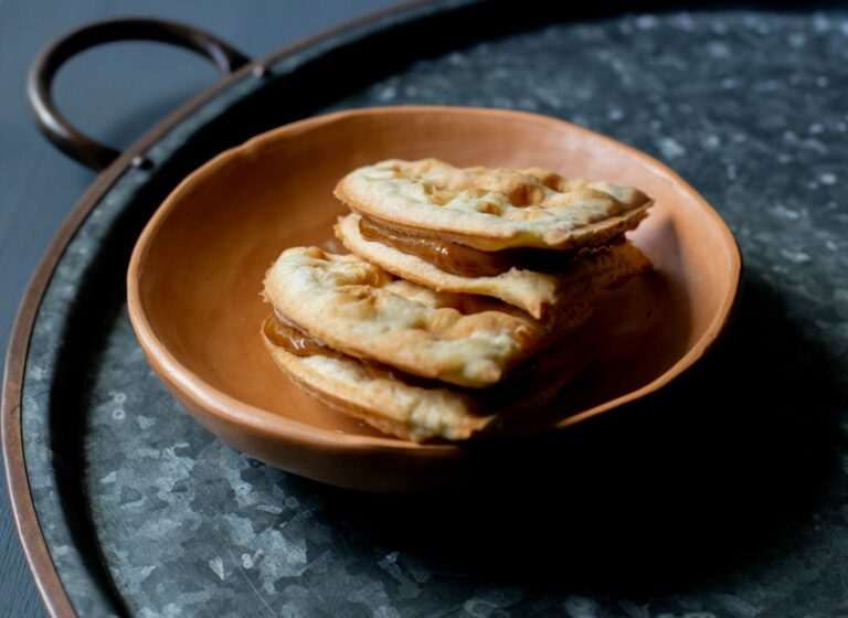 Waffles con manjar del sur de Chile