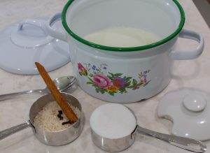 Ingredientes arroz con leche