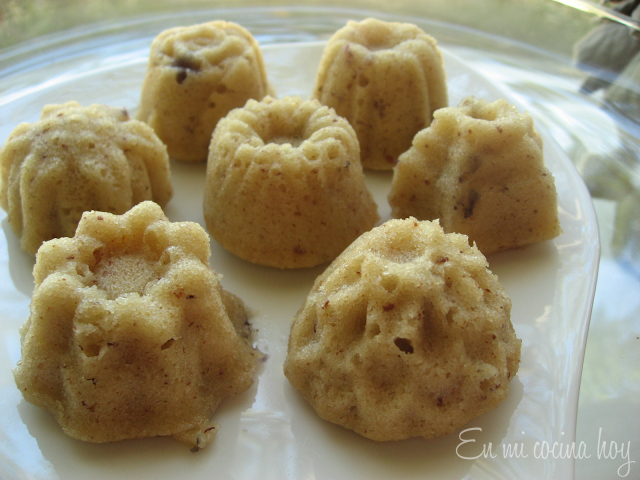 Financiers o quequitos de almendra