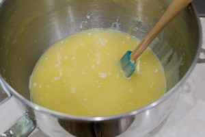mezcla de limon y leche condensada