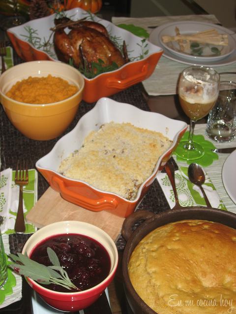 Cena de Acción de gracias o Thanksgiving