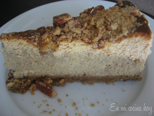 Cheesecake de zapallo amarillo