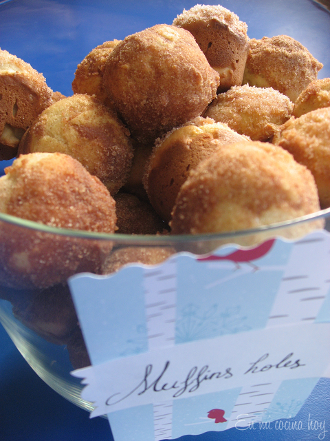 Queques de canela y azúcar