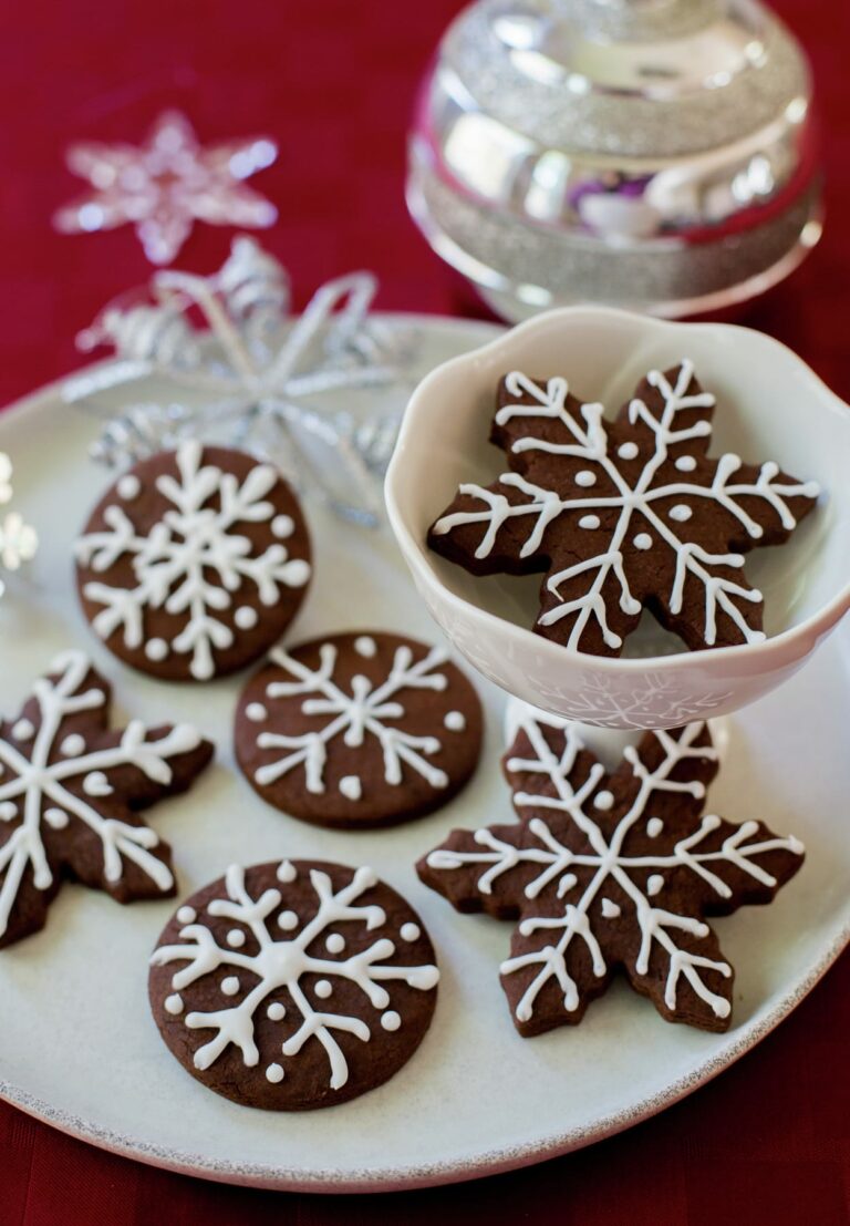 Galletas de jengibre y chocolate