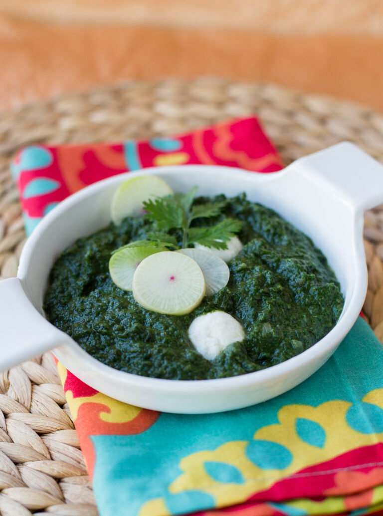 Espinacas estilo indio, Palak Paneer