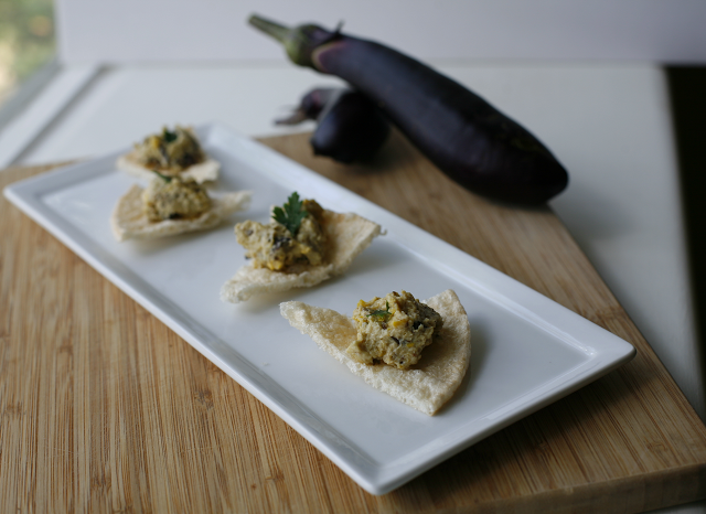 Eggplant dip: Baba Ganoush