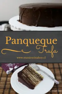 Torta Panqueque Trufa