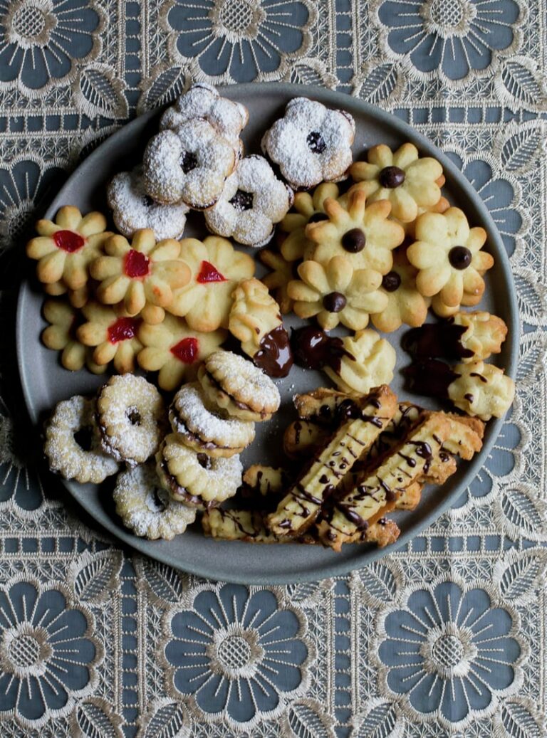 Galletas finas o de pistola o del té, receta chilena