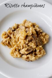 Risotto champiñones