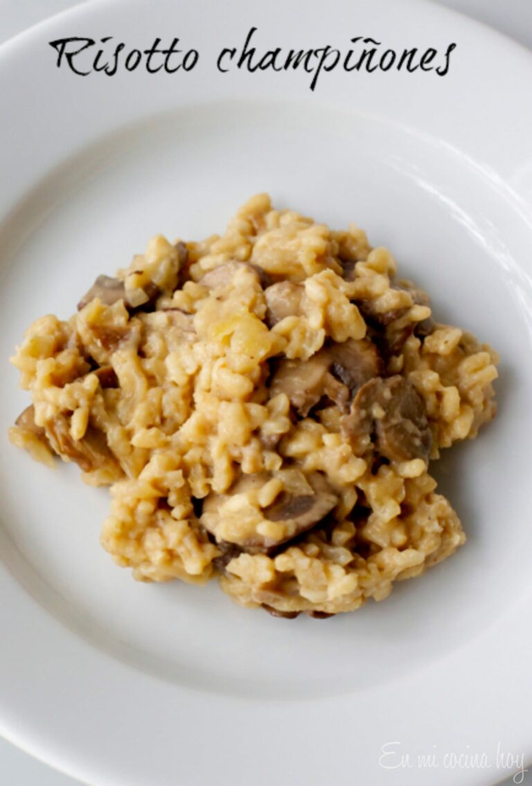 Risotto champiñones