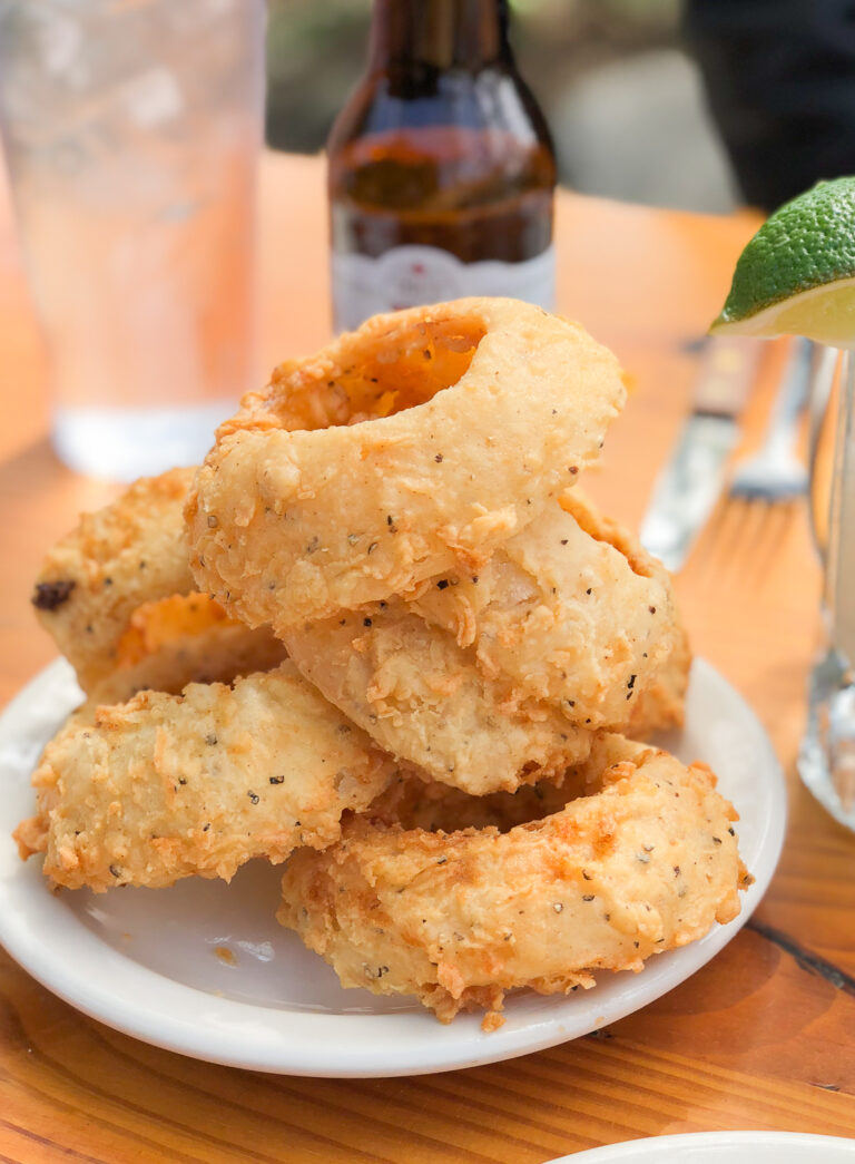 Aros de cebolla fritos, receta gringa