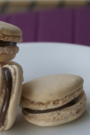 Macarons de naranja con Nutella