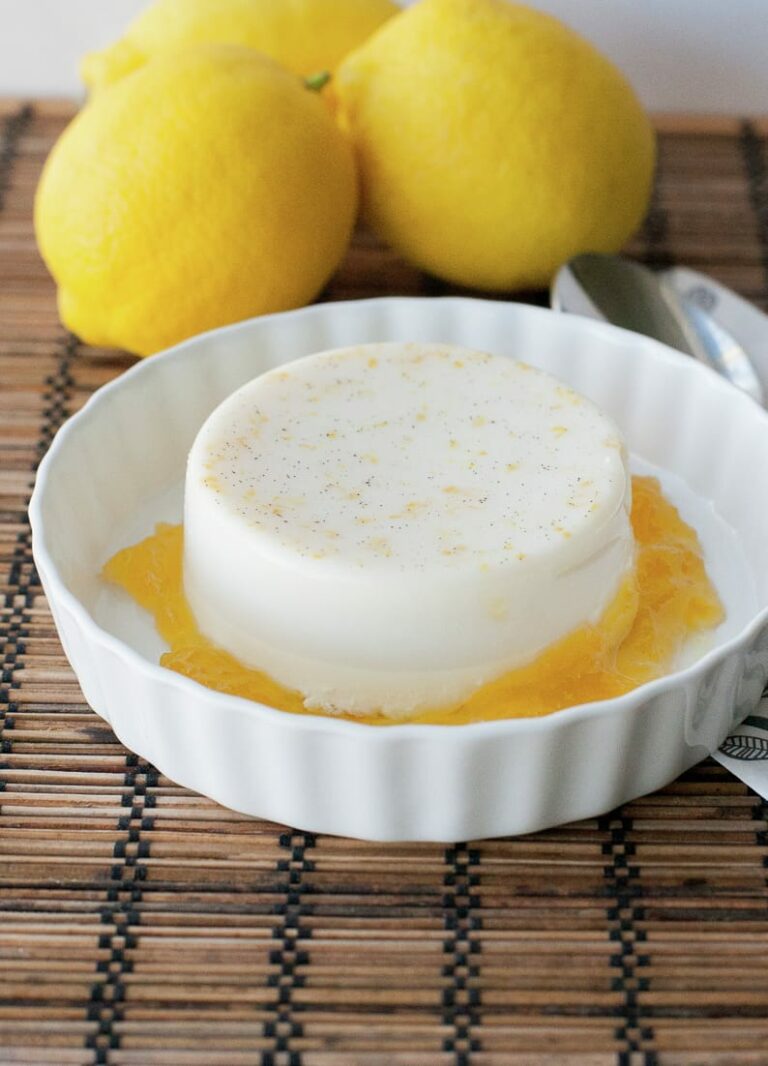 Panna Cotta de limón