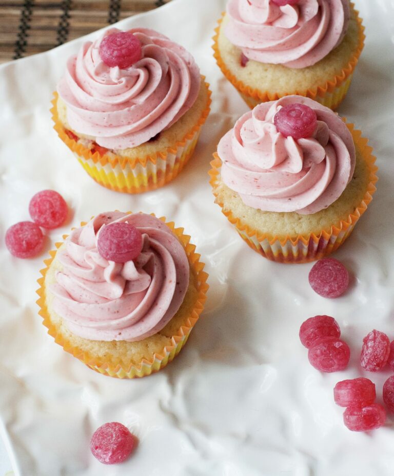 Cupcakes de frutillas