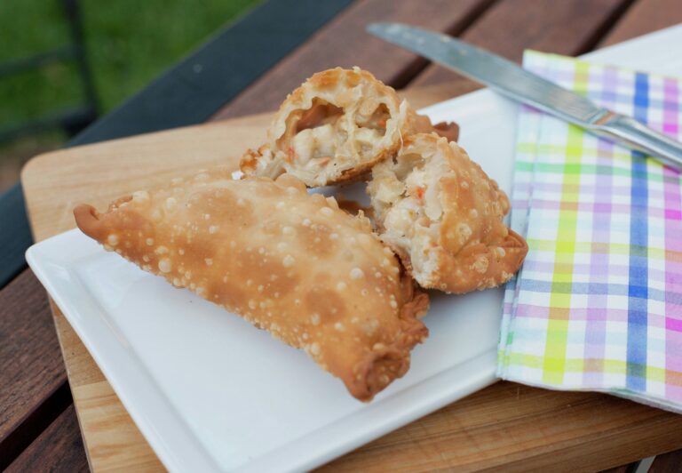 Empanadas de mariscos fritas