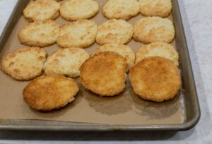 Galletas horneadas.