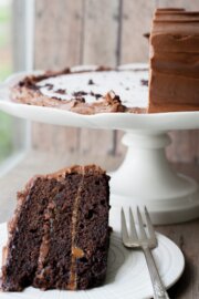 Torta de chocolate y manjar