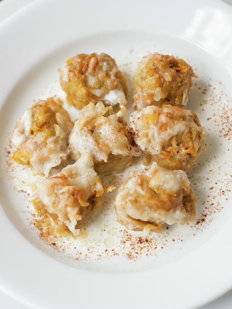 Ñoquis rústicos de zapallo o camotes