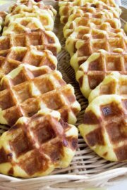 Waffles dulces de Lieja