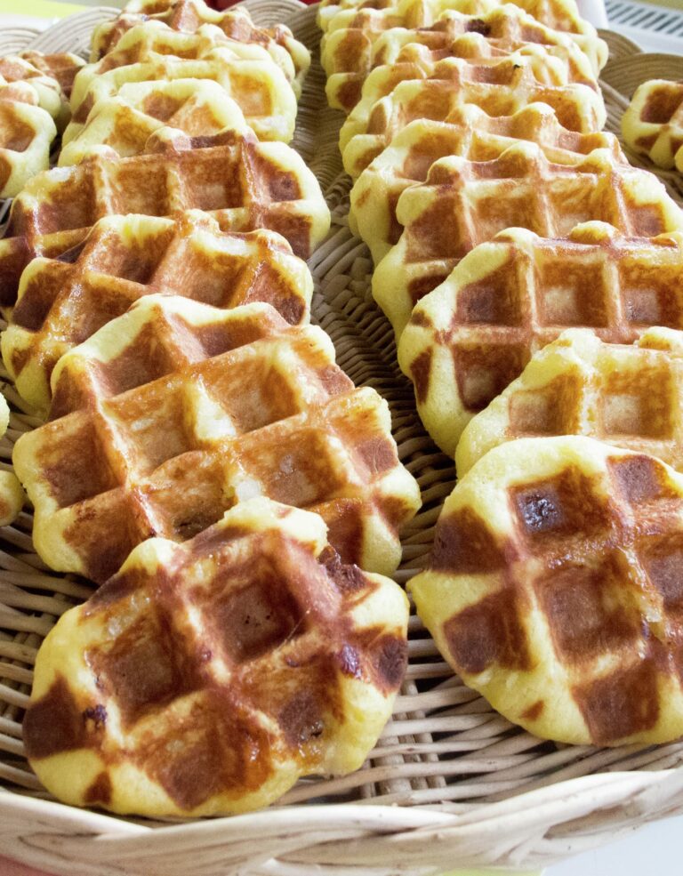 Waffles dulces de Lieja