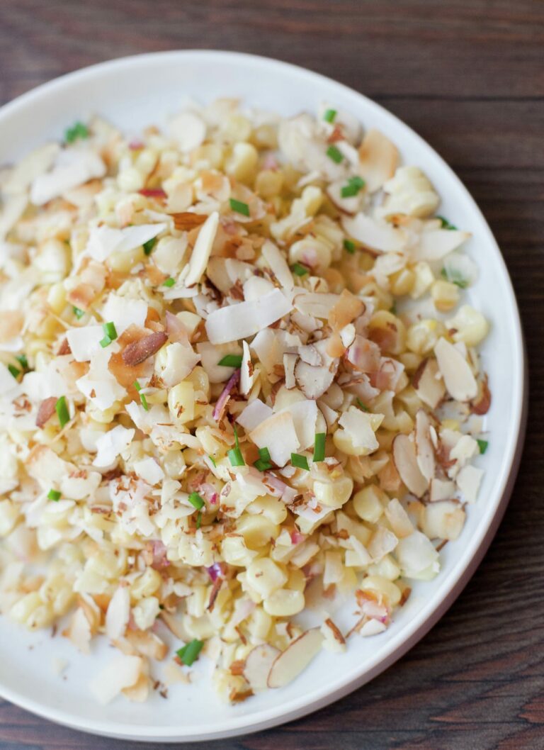 Ensalada de choclo y coco