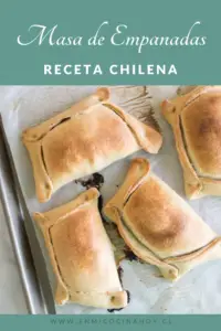 Masa de empanadas, receta chilena