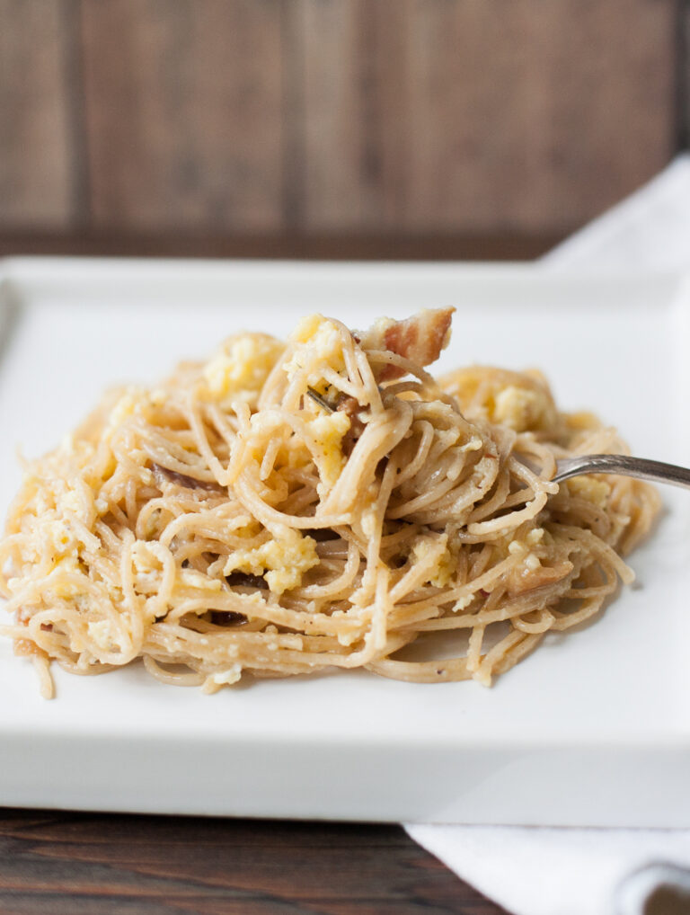 Tallarines con huevo, receta chilena