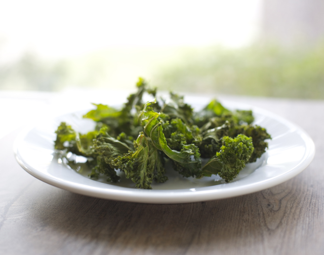 Chips de kale o acelga