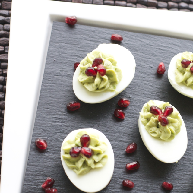 Avocado Deviled Eggs