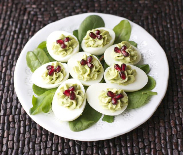 Avocado Deviled Eggs